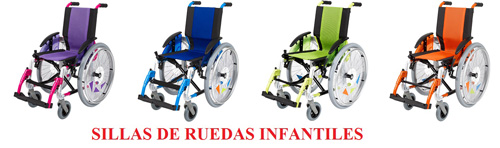Silla de ruedas - FORTA (line-infantil-colores)